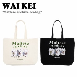 ワイケイ トートバッグ WAI KEI Maltese archive ecobag マルチーズ アーカイブ エコバッグ 全2色 YK22SSAC02 バッグ