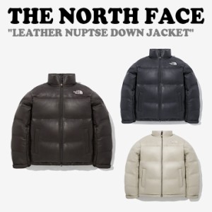 ノースフェイス ダウン THE NORTH FACE LEATHER NUPTSE DOWN JACKET レザー ヌプシ ダウンジャケット 全3色 NJ1DP57J/K/L ウェア