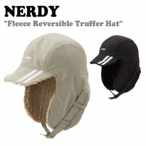 ノルディ ハット NERDY Fleece Reversible Truffer Hat フリース リバーシブル トリュフハット BLACK BEIGE ノルディー ACC