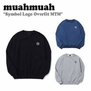 ムアムア トレーナー muahmuah ムーアムーア Symbol Logo Overfit MTM ロゴ オーバーフィット スウェットシャツ 全3色 MUT22914 ウェア