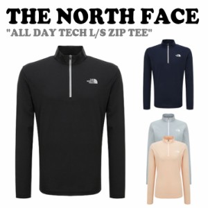 ノースフェイス 長袖Tシャツ THE NORTH FACE メンズ レディース ALL DAY TECH L/S ZIP TEE 全4色 NT7LQ01A/B/C/D ウェア