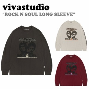 ビバスタジオ Tシャツ vivastudio ROCK N SOUL LONG SLEEVE P0000GRZ/GSB/GSA VMRFCTLU02ECHA/EIVA/EBGA 長袖 ウェア