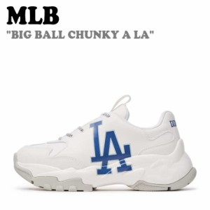 エムエルビー スニーカー MLB BIG BALL CHUNKY A LA ビッグ ボール チャンキー A Los Angeles Dodgers 3ASHC104N-07WHS シューズ