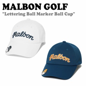 マルボンゴルフ キャップ MALBON GOLF Lettering Ball Marker Ball Cap 全2色 M4141PCP03 ACC