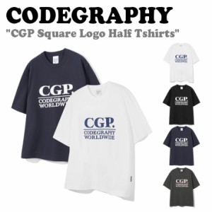 コードグラフィー 半袖Tシャツ CODEGRAPHY CGP Square Logo Half Tshirts スクエア ロゴ ハーフ Tシャツ 全4色 CBDUUTS101 ウェア