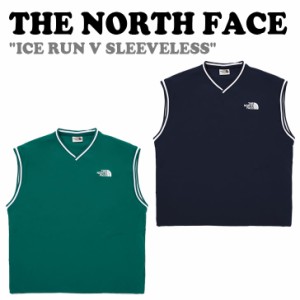 ノースフェイス ノースリーブ THE NORTH FACE ICE RUN V SLEEVELESS アイス ラン Vネック スリーブレス 全2色 NT7VQ01J/K ウェア