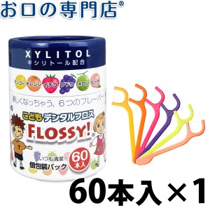 【ポイント消化】こども用フロス FLOSSY!(フロッシー)60本入