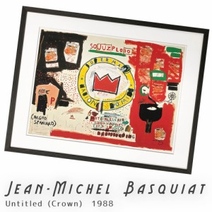 Ｊｅａｎ−Ｍｉｃｈｅｌ　Ｂａｓｑｕｉａｔ（ジャン　ミシェル　バスキア）　Ｕｎｔｉｔｌｅｄ　（Ｃｒｏｗｎ）　１９８８　ポスター