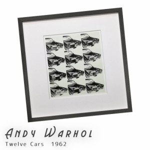 Ａｎｄｙ　Ｗａｒｈｏｌ（アンディ　ウォーホル）　Ｔｗｅｌｖｅ　Ｃａｒｓ　　１９６２　アートポスター（フレーム付き）