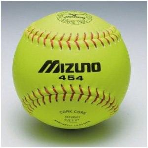 MIZUNO ミズノ 革ソフトボール練習球ミズノ454 1ダース ソフトボール 試合球・練習球 メンズ 1BJBS45400