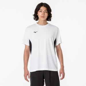 MIZUNO ミズノ ナビドライTシャツ 半袖 切替 メンズ トレーニングウエア Ｔシャツ 32MAA19001