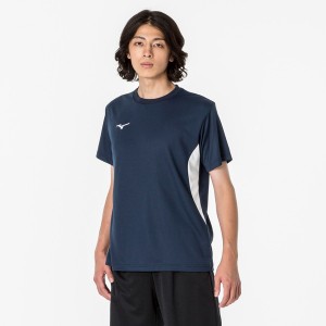 MIZUNO ミズノ ナビドライTシャツ 半袖 切替 メンズ トレーニングウエア Ｔシャツ 32MAA19014