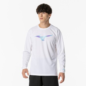 MIZUNO ミズノ プラクティスシャツ 長袖／ラケットスポーツ ユニセックス Ｔシャツ／ポロシャツ メンズ 62JAB01701