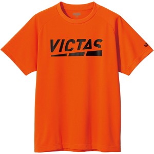 返品交換不可 大特価 VICTAS ヴィクタス 半袖 プレイ ロゴ ティー PLAY LOGO TEE 卓球 Tシャツ 632101-2000