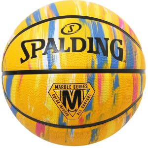 SPALDING スポルディング マーブル イエロー ラバー 6号球 バスケット ボール 84410Z