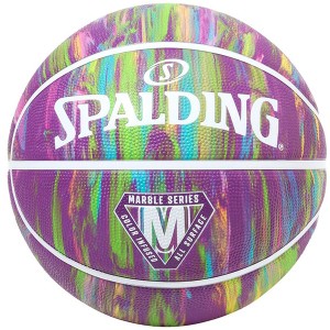 SPALDING スポルディング マーブル パープル ラバー 6号球 バスケット ボール 84412Z