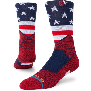 STANCE スタンス ソックス ＡＭＥＲＩＣＡＮ ＣＲＥＷ ＲＥＤ ソックス 靴下