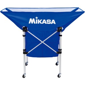 3点：フレーム・幕体・キャリーケース ミカサ MIKASA 携帯用折り畳み式ボールカゴ 舟型 ブルー 学校器具 アクセサリー ACBC210BL set