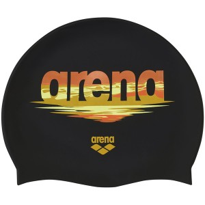 ARENA アリーナ SILICONE CAP 水泳 帽子 ARN4401-BKYL
