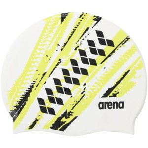 ARENA アリーナ SILICONE CAP 水泳 帽子 ARN4404-WHT