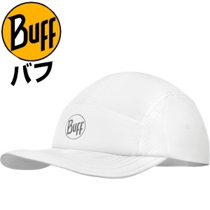 Buff バフ 帽子 キャップ ランニング 5 PANELS CAP R-SOLID WHITE S M カジュアル 帽子 437877「RS2406＋」
