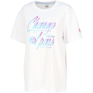 CONVERSE コンバース ガールズプリントTシャツ バスケットボール Tシャツ ウィメンズ CB341353-1100 レディース