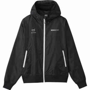 デサント DESCENTE ウィンド フルジップフーディー DMMXJF11-BK