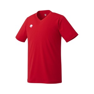 DESCENT デサント 半袖バレーボールシャツ DSS-4321B-RED