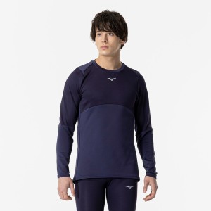 返品交換不可 大特価 MIZUNO ミズノ ミズノサーマルチャージTシャツ 長袖 オーロラ メンズ ランニング ランニングシャツ J2MA257011