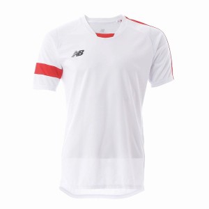 ニューバランス new balance ゲームシャツ メンズ JMTF0488-WRD ホワイト レッド