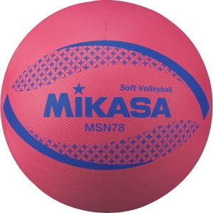 ミカサ MIKASA カラーソフトバレーボール 検定球 R 78cm バレー ボール MSN78R