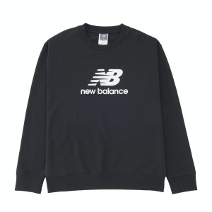 ニューバランス new balance Sport Essentials Stacked Logo スウェットクルー メンズ アパレル ウェア MT41500-BK ブラック