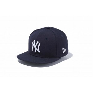 ニューエラ NEW ERA Child 9FIFTY ニューヨーク・ヤンキース ネイビー ホワイト ジュニア 13561996