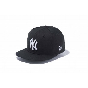 ニューエラ NEW ERA Child 9FIFTY ニューヨーク・ヤンキース ブラック ホワイト ジュニア 13561997