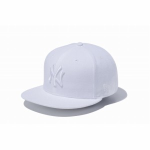 ニューエラ NEW ERA 9FIFTY ニューヨーク・ヤンキース ホワイト × ホワイト 13562082