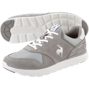 ルコック Le coq sportif ラ セーヌ ワイド LA SEINE II WIDE グレー ホワイト カジュアル シューズ QL3VJC04GW-F