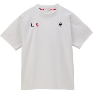 le coq sportif ルコック メンズ LCS Plumeクロス ショートスリーブシャツ Aile forme マルチスポーツ Tシャツ QMMXJA04-WH 半袖