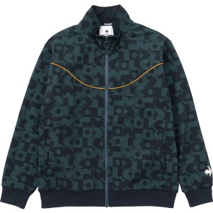 ルコック Le coq sportif レディース ヘランカ防風ツイルジャージ プリントジャケット マルチスポーツ QMWWJF12-NVGR レディース