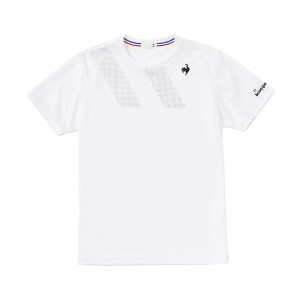 ルコック le coq sportif ソレイユ ゲームシャツ QTMVJA90-WH メンズ テニス 半袖