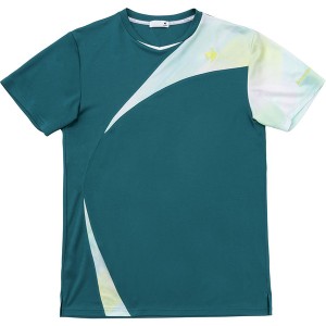 le coq sportif ルコック テニス メンズ グラフィックゲームシャツ テニス QTMWJA06-GR 半袖