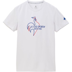 le coq sportif ルコック テニス メンズ SUNSCREEN プラクティスシャツ テニス QTMXJA07-WH 半袖