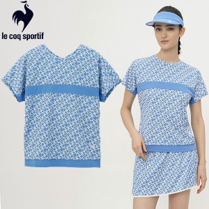 le coq sportif ルコック テニス レディース 2wayゲームシャツ テニス QTWXJA03-BL 半袖