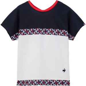 le coq sportif ルコック テニス レディース 2wayゲームシャツ テニス QTWXJA03-WHNV 半袖