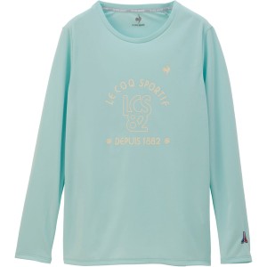 le coq sportif ルコック テニス レディース 汗染み軽減長袖シャツ テニス Tシャツ QTWXJB03-GR