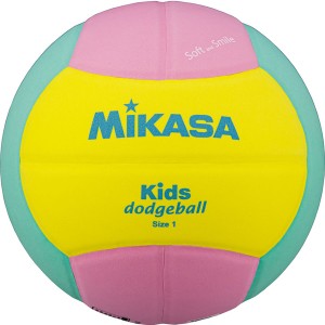 ミカサ MIKASA スマイルドッジボール1号 イエロー ピンク ハントドッチ ボール SD10YP