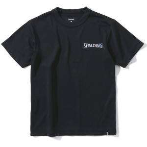 SPALDING スポルディング ジュニアTシャツ ホログラム ワードマーク バスケット Tシャツ SJT23057-1000 ジュニア ボーイズ