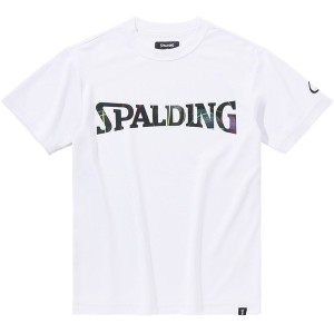 SPALDING スポルディング ジュニア Tシャツ ボールプリント ロゴ バスケットボール Tシャツ JR SJT23154-2010 ジュニア 半袖
