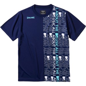 SPALDING スポルディング バレーボールTシャツ MTVオールアバウト バレー Tシャツ SMT211810-5400 半袖