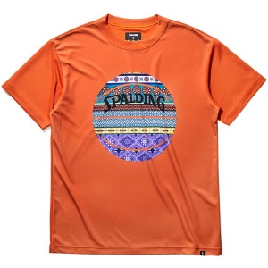 SPALDING スポルディング Tシャツ ボヘミアンボール バスケットボール 半袖Tシャツ SMT22108-2800