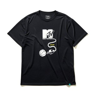 SPALDING スポルディング バスケット 半袖Tシャツ MTV アンプラグド SMT22150M-BK